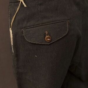 Men's Black Corduroy Pants